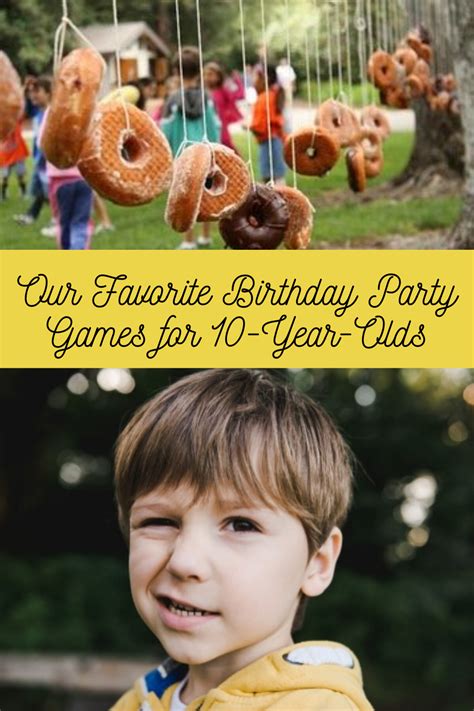 Favorite Birthday Party Games for 10-Year-Olds - Fun Party Pop