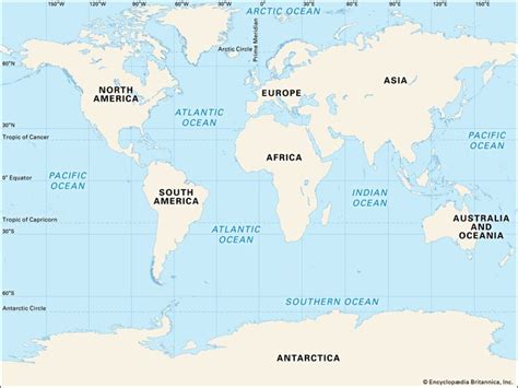 Just How Many Oceans Are There? | Ocean, Southern ocean, Tropic of capricorn