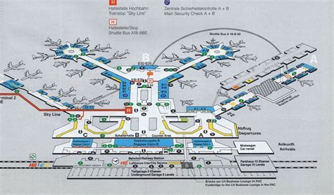 Map Of Frankfurt International Airport Terminal 1