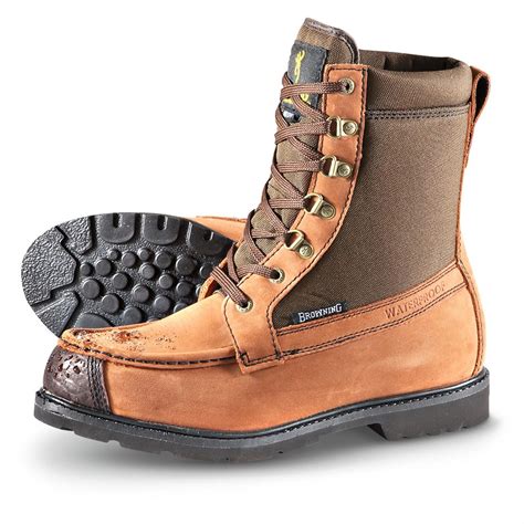 Men's Browning® 8" Waterproof Featherweight Boots, Brown - 227830, Hunting Boots at Sportsman's ...