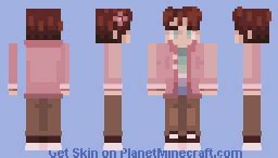 Cherry Blossom Dude Minecraft Skin