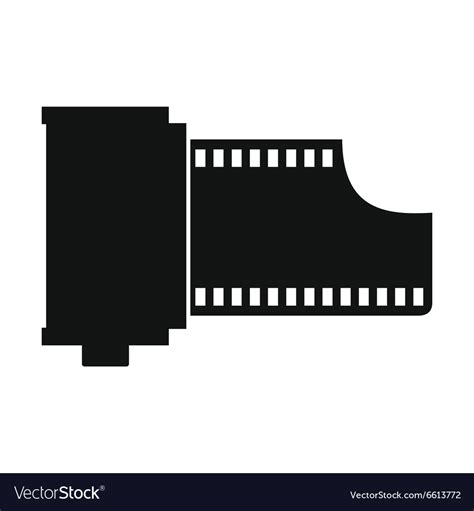 Camera film roll icon Royalty Free Vector Image