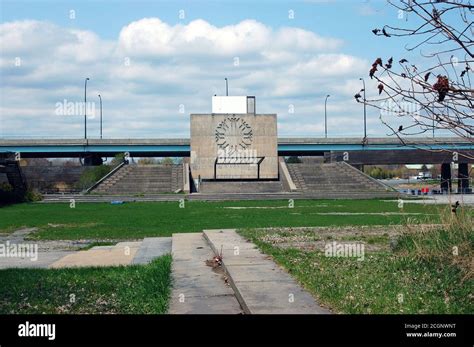 Expo 67 site Place des Nations, Île Sainte-Hélène, Montreal, Quebec ...