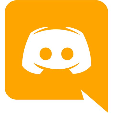 Orange discord icon - Free orange site logo icons