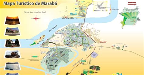 Mapa Turístico de Marabá ~ Setur Marabá