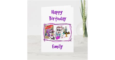 Happy Birthday - Emily Card | Zazzle.com