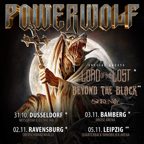 Concierto Powerwolf - 31/10/2023 - Düsseldorf - Mitsubishi Electric Halle - Alemania