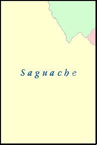 SAGUACHE County, Colorado Digital ZIP Code Map