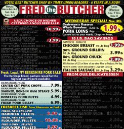 Fred The Butcher - Butcher - Halfmoon, NY