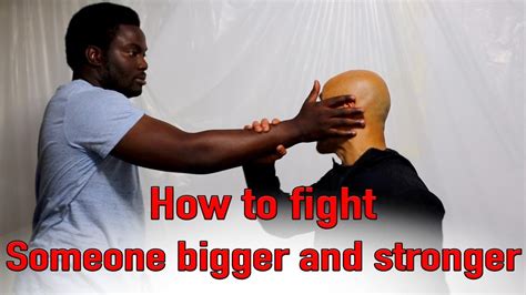 How to fight someone bigger and stronger than you | KaliEskrima FMA Blog