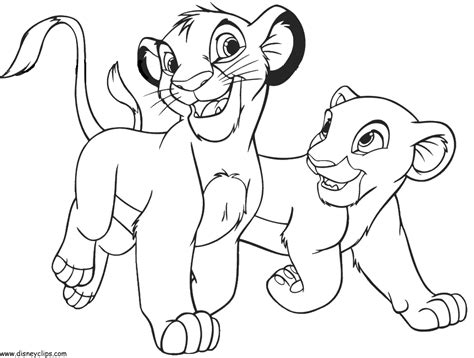 Coloring Pages | Color Lion King Cartoon Drawing