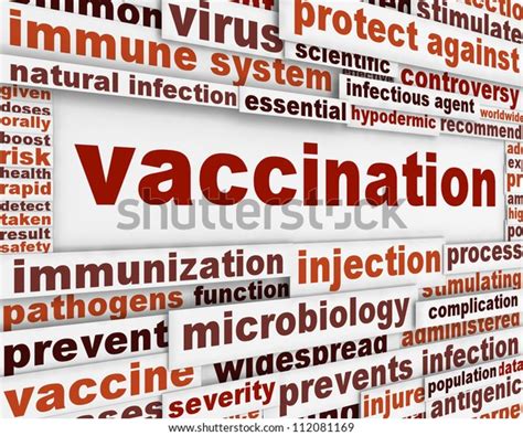 Vaccination Health Care Poster Design Immunization Stock Illustration ...