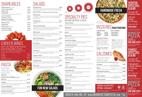 Manhattan Pizza - Stafford menus in Stafford, Virginia, United States