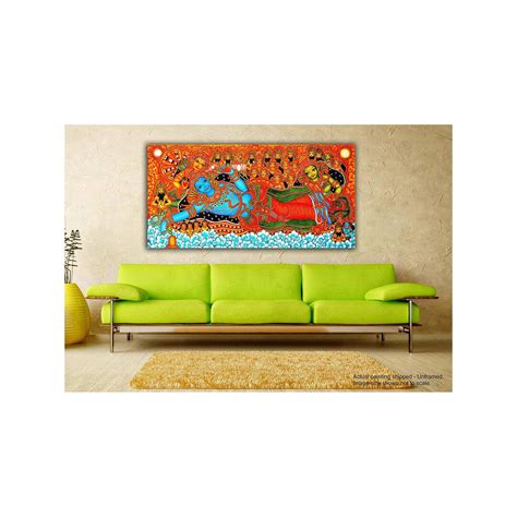 Vishnu Avatar Mural Painting Canvas Printing for Your Home - Etsy