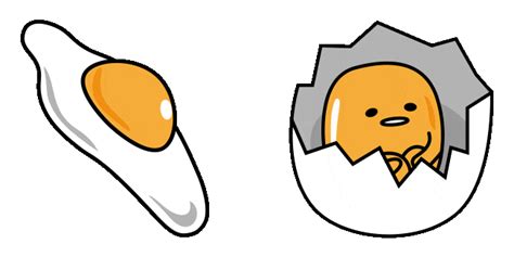 Gudetama Swinging in his Eggshell Animated Cursor - Sweezy