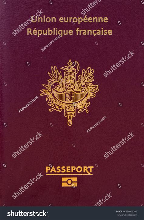 An Official Passport Of France Stock Photo 256005700 : Shutterstock