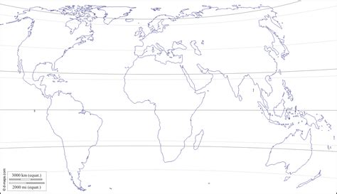 Mondo centrato Europa Africa : mappa gratuita, mappa muta gratuita ...