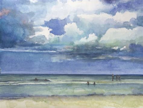 Painting Clouds in Watercolor Tips, and Resources - Belinda Del Pesco