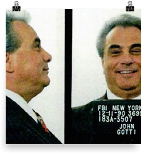 Amazon.com: John Gotti Mug Shot Mugshot Poster: Posters & Prints