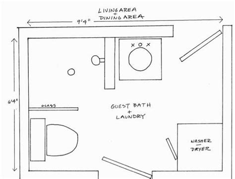 6 By 8 Bathroom Floor Plan - floorplans.click