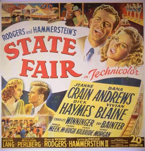 State Fair ~ 1945 | Classic Movie Posters | Pinterest | Watch trailer, Box office and Movie