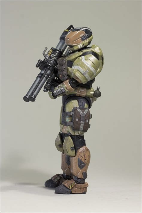 Spartan Gungnir Custom (Male) Series 5 Halo Reach action figure | Halo reach, Action figures, Halo