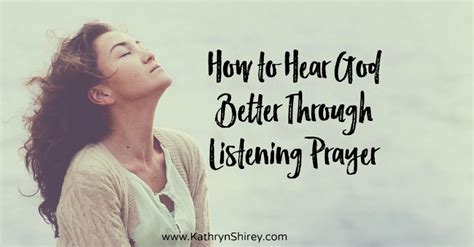 How to Hear God Better Through Listening Prayer - Prayer & Possibilities