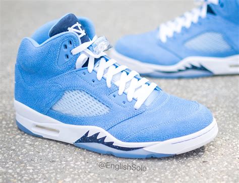 Air Jordan 5 UNC North Carolina PE - Sneaker Bar Detroit