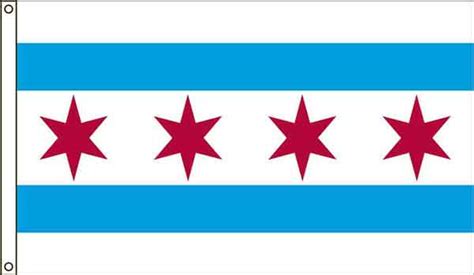 10'x15' Nyl. City of Chicago Flag | Flag World Inc Shopping