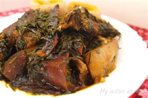 Afang Soup - How to make Afang Soup - My Active Kitchen