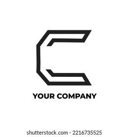 Letter C Monogram Logo Concept Stock Vector (Royalty Free) 2216735525 ...