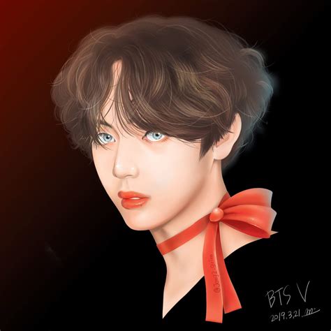 BTS V fanart🎀👑 | K-Pop Amino