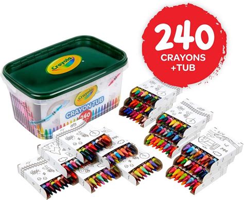 Crayola 240 Crayons, Bulk Crayon Set – Drawingwithme.com