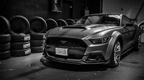 2560x1440 Ford Mustang Monochrome 4k 1440P Resolution ,HD 4k Wallpapers ...