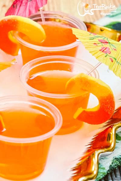 Peach Jello Shots (YUM!) | Trop Rockin