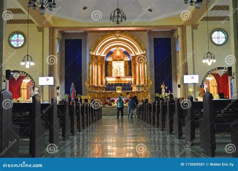 Our Lady Of Light Parish Church Interior In Cainta, Rizal, Philippines ...