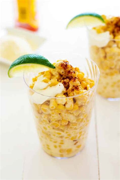 Mexican Corn in a Cup - Kitchen Gidget