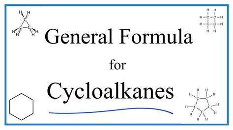 General Formula for Cycloalkanes - YouTube