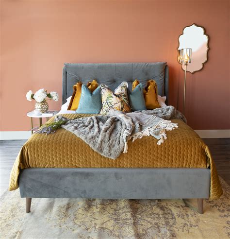 Embrace Dark Grey Velvet 5' Bed Frame in 2020 | Velvet bed frame, Grey velvet bed, Bed frame