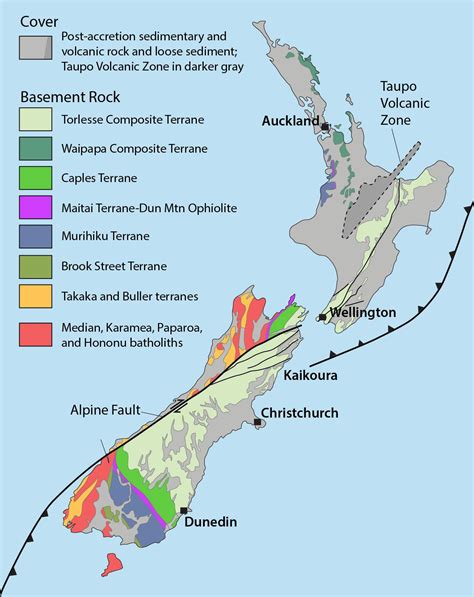 New zealand natural resources map - Map of new zealand natural resources (Australia and New ...