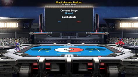 Blue Pokemon Stadium [Super Smash Bros. Ultimate] [Mods]