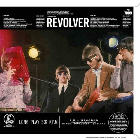 Beatles Ultra Rare Alternate Revolver 1966 Cover LP Vinyl Album Lennon ...