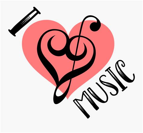 I Love Music Svg , Free Transparent Clipart - ClipartKey