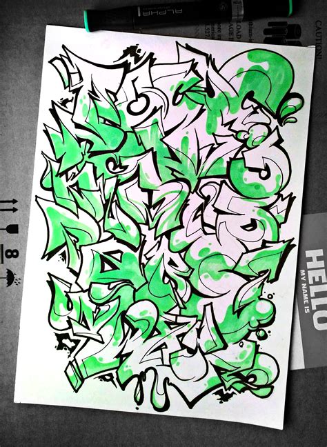 sketches graffiti on Behance