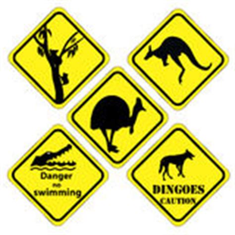 danger signs australia - Clip Art Library