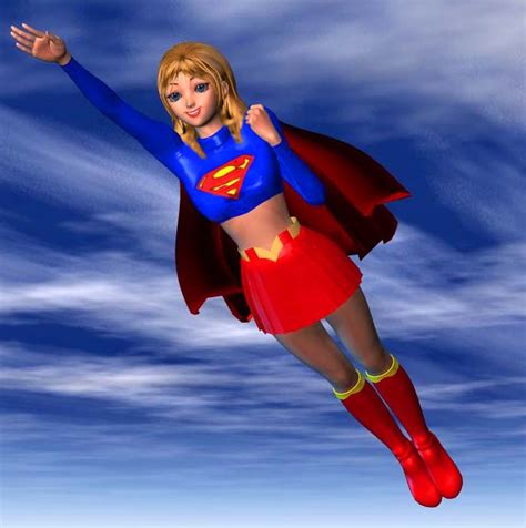 Supergirl Flying by Gustvoc on DeviantArt