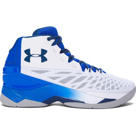 Under Armour Leather Men's Ua Longshot Basketball Shoes in White/Ultra Blue (Blue) for Men - Lyst