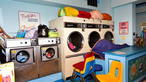 Inside the Set of ‘Sesame Street’ - The laundromat on set. Many of the creative and production ...