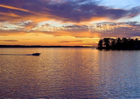 Lake Murray Sunset Photograph by Joseph C Hinson Photography