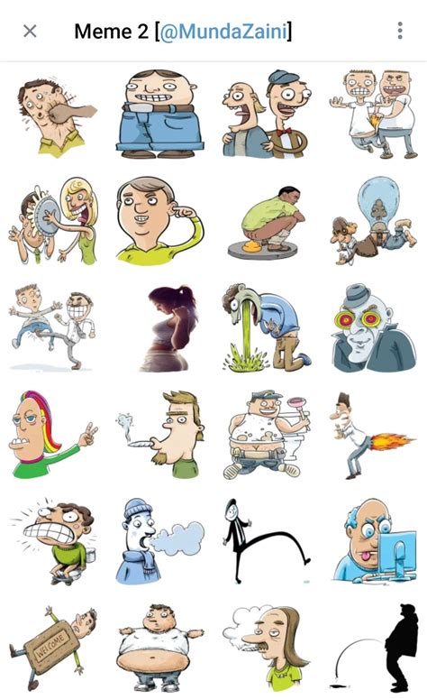 Meme 2 Telegram sticker packs | Telegram sticker pack, Telegram sticker, Stickers